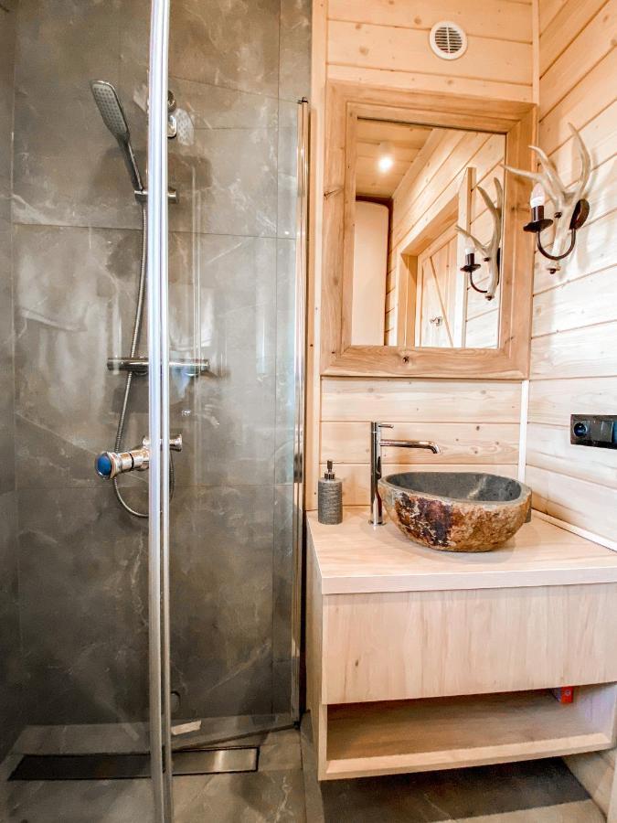 Osada Janosika Jacuzzi Drewniany Domek Na Odludziu Klikuszowa ภายนอก รูปภาพ