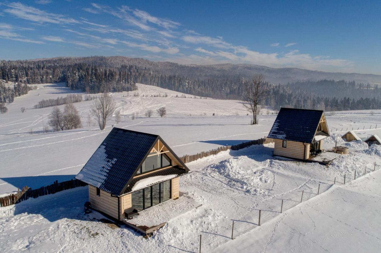 Osada Janosika Jacuzzi Drewniany Domek Na Odludziu Klikuszowa ภายนอก รูปภาพ