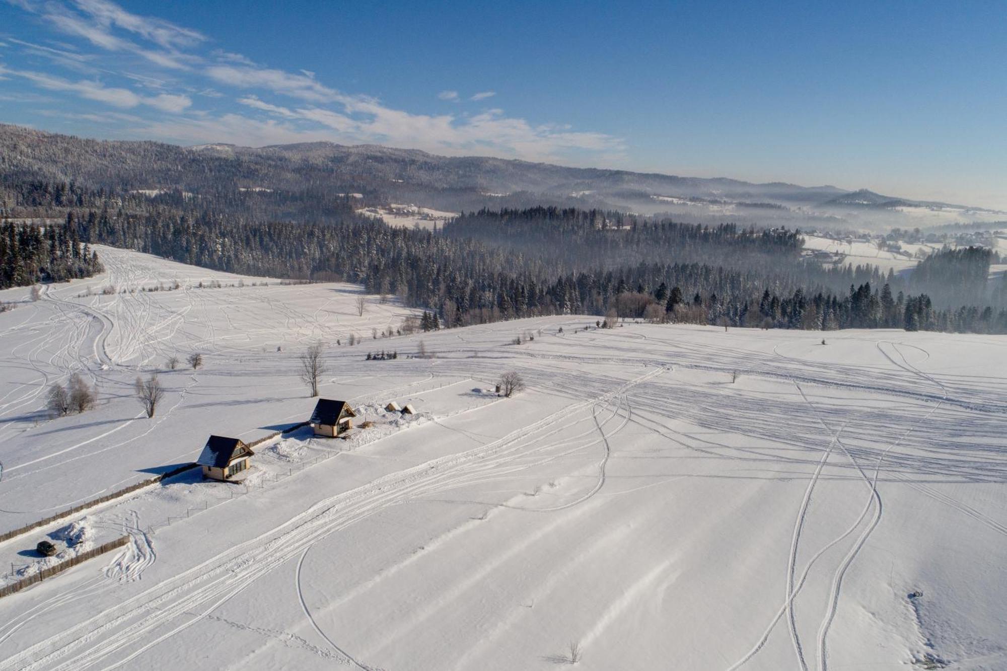 Osada Janosika Jacuzzi Drewniany Domek Na Odludziu Klikuszowa ภายนอก รูปภาพ